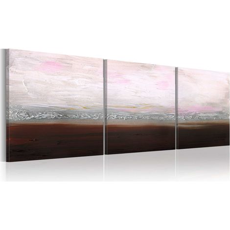 Quadro dipinto - Costa tranquilla - 150x50 (1/4)