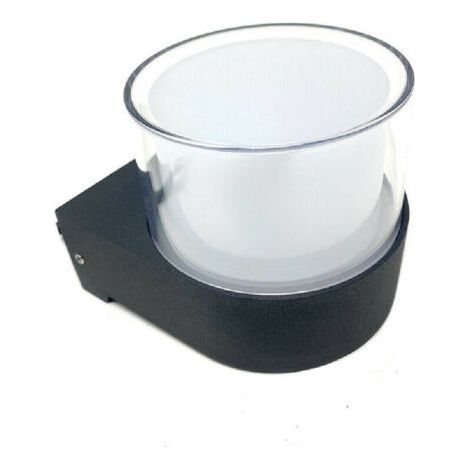 Applique Murale Extérieure Led Moderne Noire 7w Lumière 6500k 3000k 4000k Es57 (1/2)