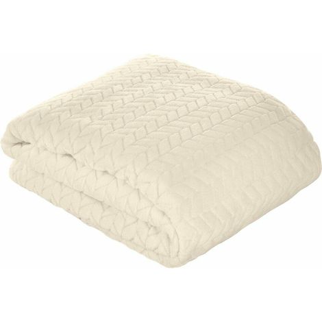 Manta Cindy beige 200x220 espiga (1/5)