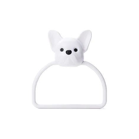 chiot 1PC ABS dessin animé animaux porte-serviettes mural salle de bain toilette enfant suspendu porte-serviette cintre maison cuisine porte-serviettes anneau