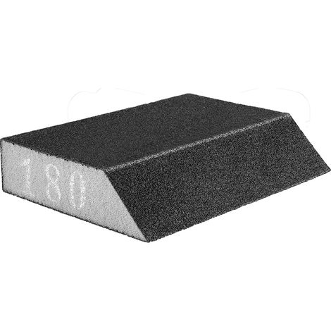 Éponge abrasive 125 x 25 x 90 mm, K180, oblique (1/5)