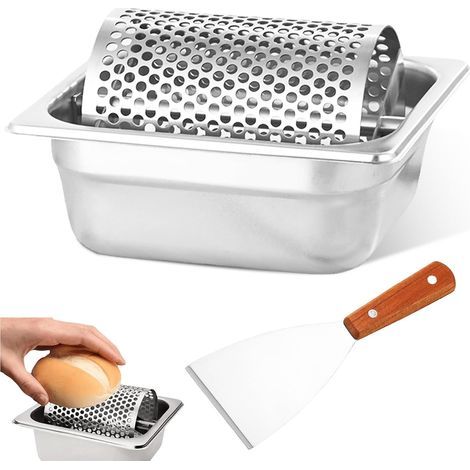 Diffuseur de beurre en acier inoxydable - Distributeur de beurre durable pour sandwich au pain - 1000 ml (1/5)