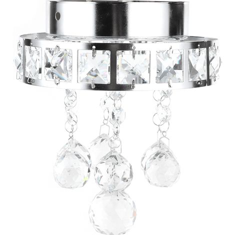 Plafonnier G4 en cristal, lampe d'intérieur pour salon/salle à manger, décoration 12V (1/5)