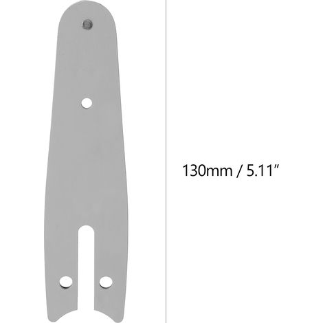 Plaque de guidage 130mm, plaques de scie à chaîne électrique, accessoires métalliques remplaçables (1/5)