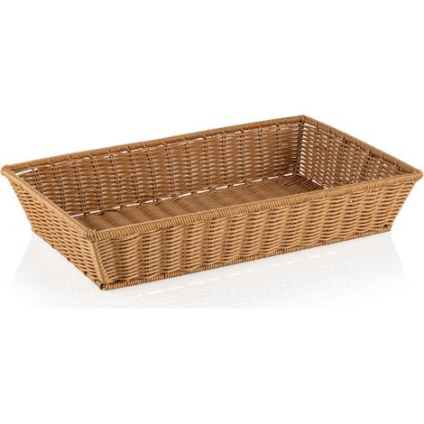 Panier GN 1/1 marron polypropylène inox 18/10 WEAVER PRO - Was Germany (1/2)