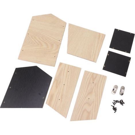 Kit Maison pour Chauves-Souris Double Chambre en Bois Imperméable et Résistant au Vent, Abri pour Jardin Extérieur