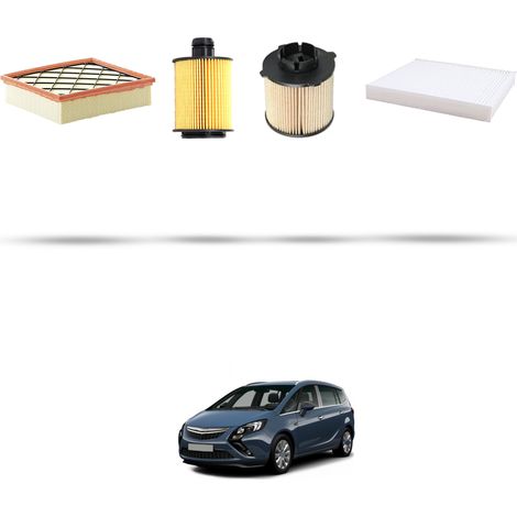 Kit tagliando 4 filtri compatibile con Opel Zafira C Tourer 2.0 CDTI 121kw dal 2011 (1/5)