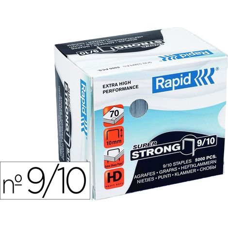 Grap rapid super strong galvanizadas nº 9/10 caja 5000 u
