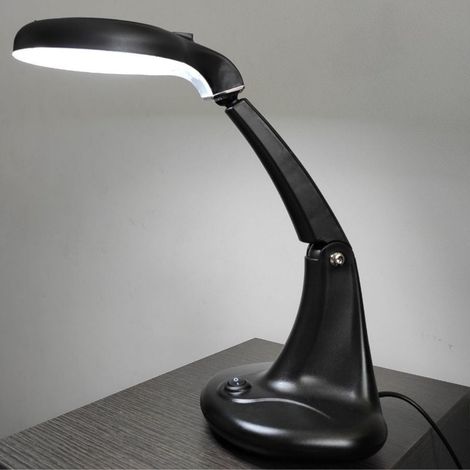 Lampe LED loupe grossissement 3x 12x 4W 300lm noir