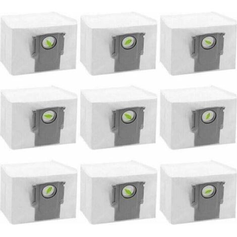 9 Sacs À Poussière Jetables, XU, Compatible Robot Aspirateur S7 MaxV Ultra/S7 Pro Ultra/Q5/Q7 -