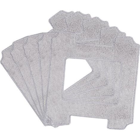 Lntyq Lot de 6 tampons de nettoyage,Chiffon de nettoyage en microfibre lavable,pour robots de nettoyage de vitres Ecovacs Winbot W1 / W1 Pro / W2 / W2 Omni - Pour robot nettoyeur de vitre (1/5)