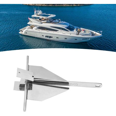 Danfoss Anker aus Edelstahl 316, 5 kg, Zubehör für Yachten und Boote (übergroß/überladen) (1/5)