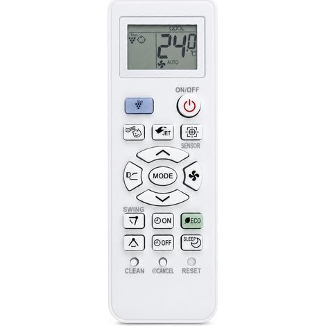 Mando a distancia de aire acondicionado compatible con Sharp CRMC-A967JBEZ (1/5)