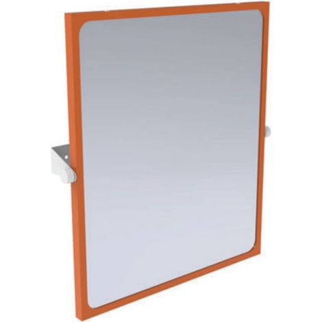 Specchio reclinabile serie leonardo 60x70 cm arancio (1/3)