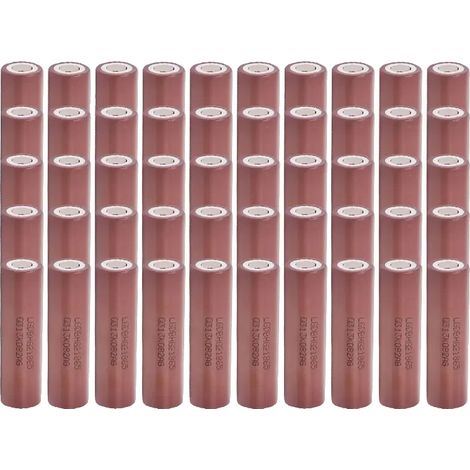Batterie Lithium, Capacité 3000mAh, Taux de Décharge 30A, 50PCS, 3,7 V-d (1/2)