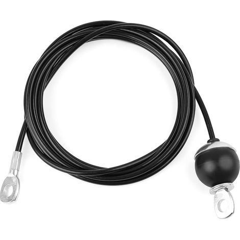 3M Poulie Musculation, Noir Cable Musculation, Corde Fil d'acier Remise en Forme DIY LAT Home Gym Poulie Câble Machine Musculation Cable (1/5)