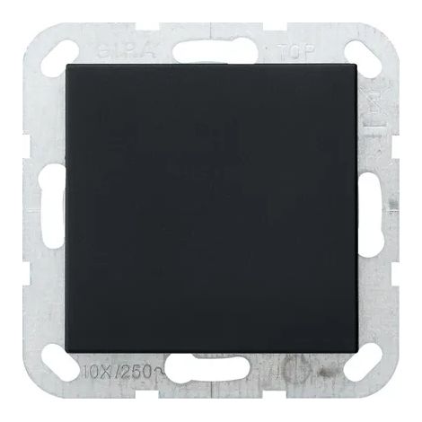 Gira Copr. cieco Supporto Sist. 55 Nero m [0268005], 0268 005