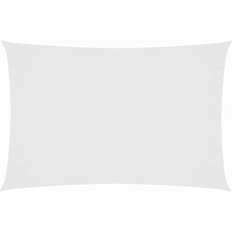 Maison Exclusive - Parasole a Vela in Tessuto Oxford Rettangolare 2x4m Bianco (1/5)