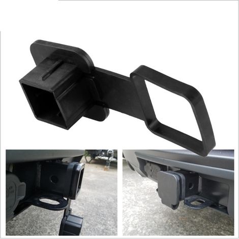 Car modification parts: plug cap, tow hook dust plug, square opening protective cover, 2-inch 51mm tow cover - - (1/4)