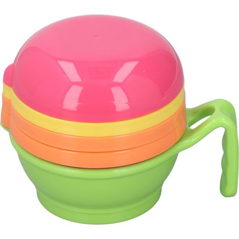 Multifunktionaler, manueller Babynahrungs-Zerkleinerer, Set zum Zerkleinern von Lebensmitteln, Pürieren und Kochen (1/5)