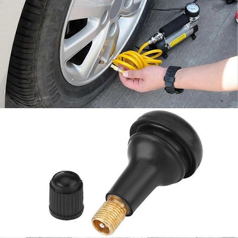 10 valves à clipser pour roues automobiles TR415, valves en caoutchouc courtes (1/5)