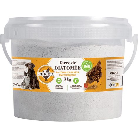 Terre de diatomée (non calcinée) 3 kg CHICK'A (1/4)