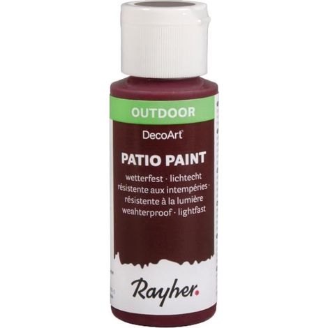 Peinture acrylique - RAYHER - Mûre - 59 ml - Résistante aux intempéries - Idéale pour bricolage