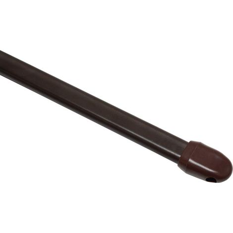 Gardinia Bastone per tende, Estendibile, Metallo/Plastica, Marrone, 100 - 160 cm, 2 unità (1/4)