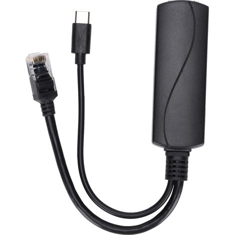 Répartiteur POE Type C, protection d'isolation d'interface, prise en charge IEEE 802.3af 5 V 2,4 A, pour maisons, écoles, bureaux (1/4)