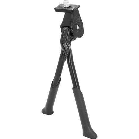 Béquille de vélo double Cent Mount avec 7 trous, réglable en hauteur, en alliage d'aluminium. (1/5)