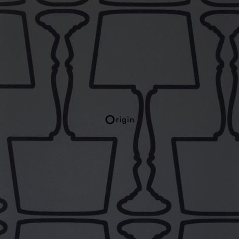 papier peint lampes noir - Origin Wallcoverings (1/2)