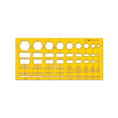 ARDA Maschera per bulloni cerchi grandi 27,8x14 cm in plastica resistente