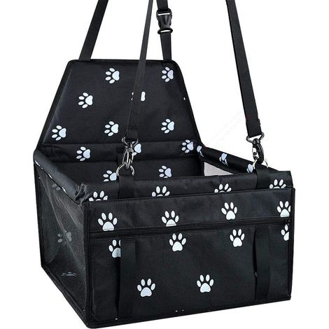 Siège auto pour chien de petite et moyenne taille, pliable et résistant à l'eau, pour banquette arrière. Protection optimale pour votre voiture. Matériau stable et imperméable. Protection renforcée po (1/5)