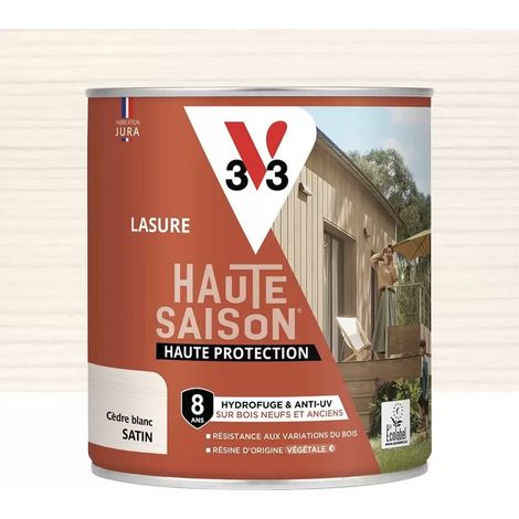 Lasure 8 ans V33 Haute Saison Cèdre blanc 0,75 L (1/4)