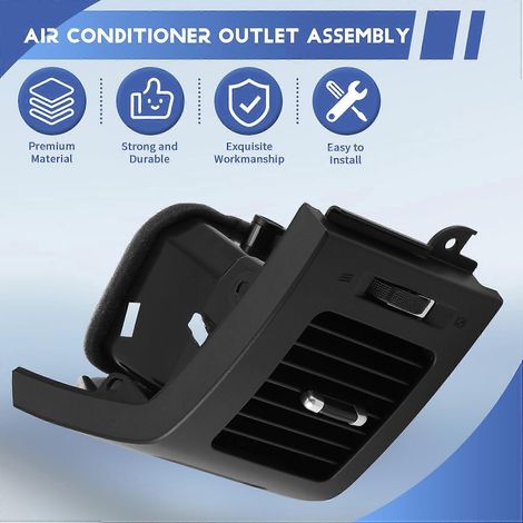 Ensemble de sortie de climatisation côté droit du tableau de bord pour voiture à conduite à gauche (LHD) (1/5)