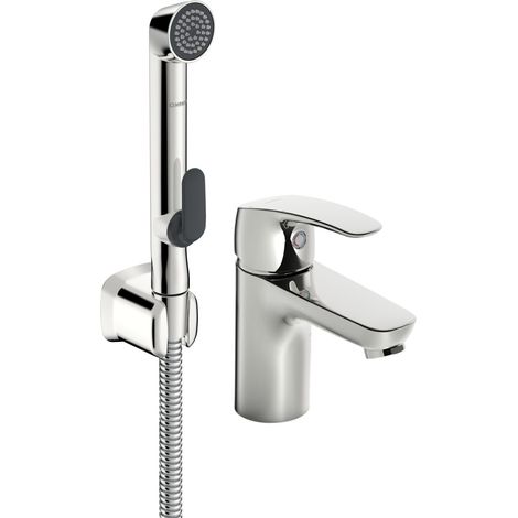 Hansa Pinto - Waschtisch Einhebelmischer mit Funktionsbrause, chrom 45052283 (1/4)