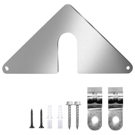royaluxe-Plaque de montage en acier inoxydable pour robinet de lavabo - Kit de fixation pour cuisine, jardin, salle de bain