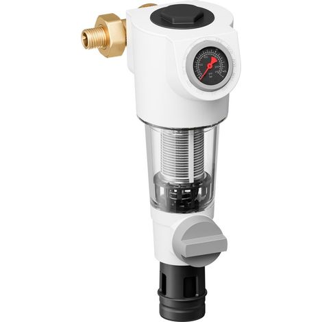Rückspülfilter F74CS1LFAA – Untertisch-Wasserfilter 1 Zoll – 100 µm Maschenweite – ACS-zertifiziert – Für Trinkwasser – Resideo (1/3)