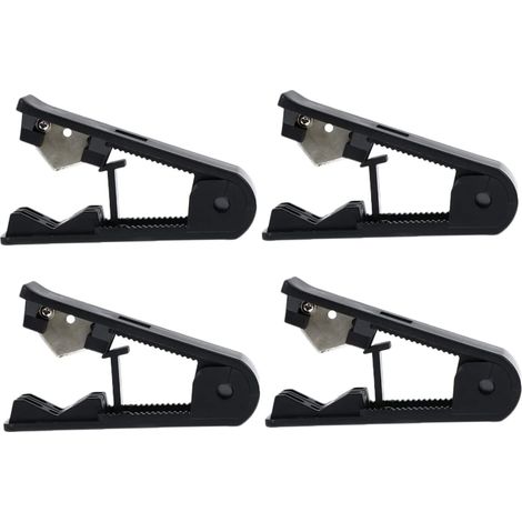 Coupe-tuyaux Pe Portable 4pcs en Pp Noir, Outil Sécurisé et Fiable pour Couper Tubes D'eau et Tuyaux Plastiques, pour Installation Plomberie (1/5)