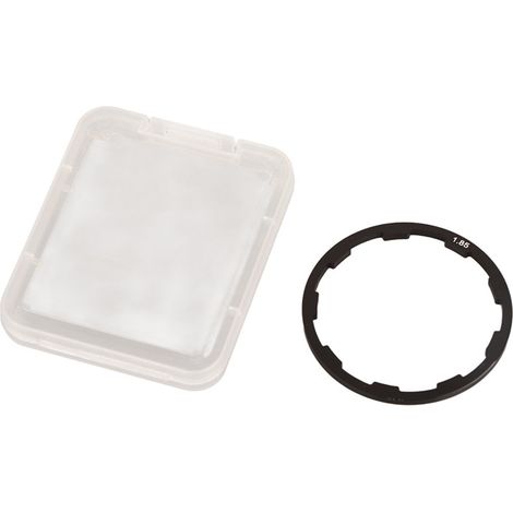 Moyeuse de vélo route montagne - Entretoise moyeu roue libre - Rondelle axe boîtier de pédalier - Joint de bicyclette (1,85 mm) (1/5)