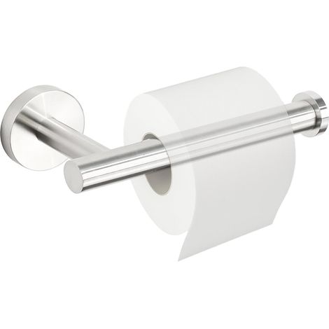 Porte Papier Toilette Mural Acier Poli, Mural en Acier Inoxydable, Support Papier WC Antirouille, Porte Papier Toilette Robuste avec Installation Horizontale ou Verticale pour Salle de Bain (1/5)