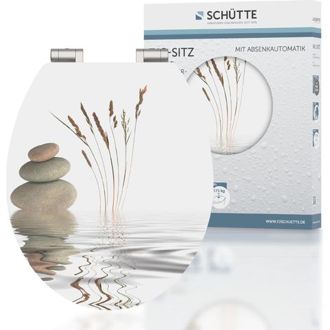 SCHÜTTE 80522 - Sedile WC BALANCE, in MDF, lucido, con abbassamento automatico, motivo (1/5)