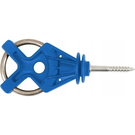 Aislador de cerca kerbl premium x3 resistente al clima acero