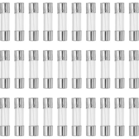 Fusible en Verre À Soufflage Rapide 6A 250V pour Voiture (1/5)