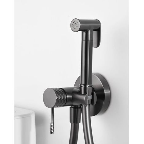 Doccetta bidet con miscelatore Memo incasso grigio metallico (1/2)