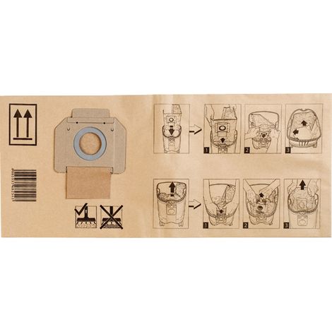 MAKITA P-70194 (pkt of 5) Dust bags 446L/VC3012