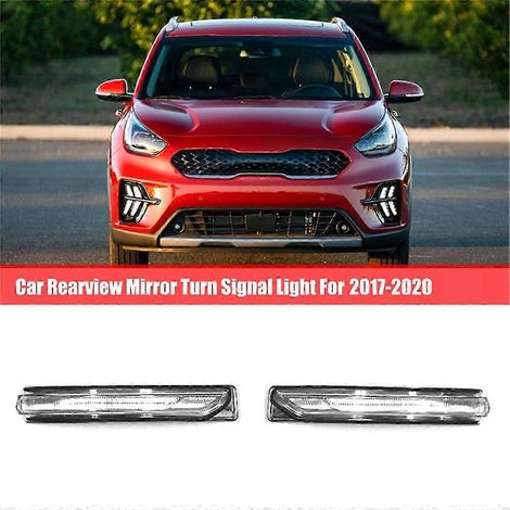 Luz intermitente LED para espejo retrovisor lateral de coche para KIA NIRO Edición 2017-2020 0621
