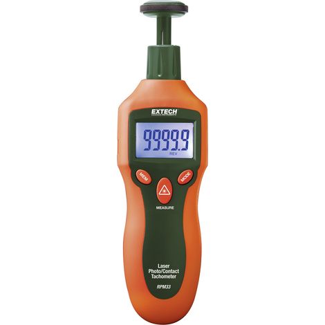 Extech RPM33 Drehzahlmesser mechanisch, optisch 2 - 19999 U/min 2 - 99999 U/min
