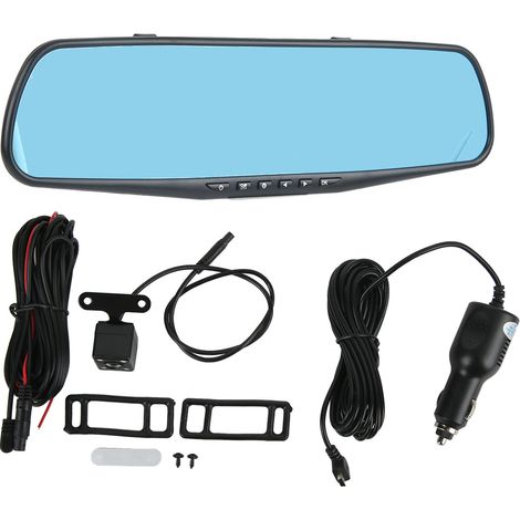 Caméra embarquée DVR Full HD 1080p grand angle 170° avec détection de mouvement et enregistrement en boucle automatique (1/5)