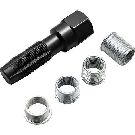 Kit de réparation de filetage de bougie d'allumage M14x1,25, outil de réparation de filetage de trou de bougie d'allumage (1/5)